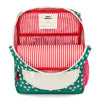 Sac à dos carré Garden Joy Hello Hossy vert avec fleurs roses pour enfants