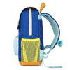 Sac à dos carré Mini Blue Canyon Hello Hossy bleu et camel pour enfants
