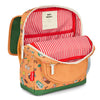 Sac à dos carré Musique Festival Hello Hossy pour enfants avec motifs festival et poche zippée