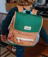 Sac à dos carré Musique Festival Hello Hossy pour enfants avec motifs festival et poche zippée