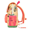 Sac à dos carré Unicorn Hello Hossy corail avec motifs licornes pour enfants