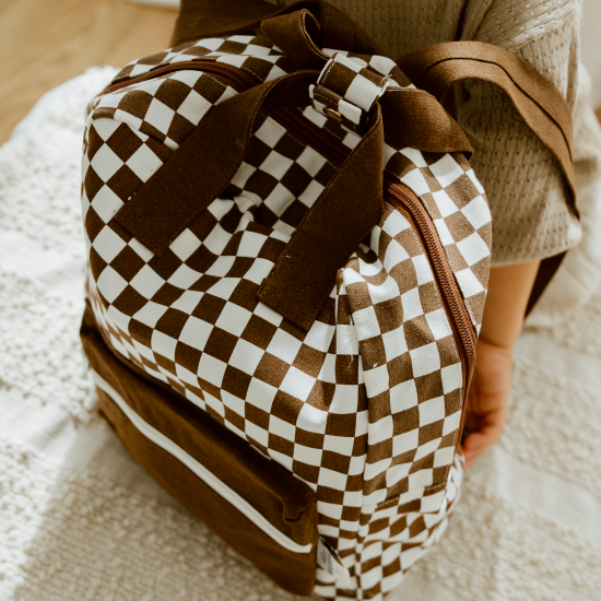 Sac à dos enfant damier Atelier Wagram – Pratique et tendance pour l’école et les sorties