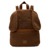 Sac à dos enfant chien Diego Jollein marron en bouclette