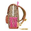 Sac à dos enfant Hello Hossy Léopard #6 beige rose et marron