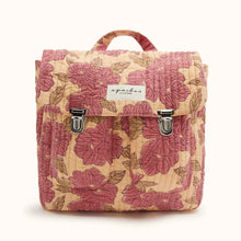  Sac à dos enfant Apaches Suji Bloom imprimé floral rose sur fond beige