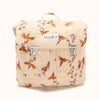 Sac à dos enfant Suji Cerisier Macadamia Apaches Collections matelassé imprimé oiseaux