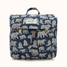  Sac à dos enfant Apaches Suji Ours bleu marine avec imprimé ours crème