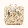 Sac à dos enfant Suji Pongo Macadamia Apaches Collections écru matelassé imprimé félins