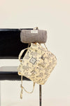 Sac à dos enfant Suji Pongo Macadamia Apaches Collections écru matelassé imprimé félins