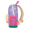 Sac à dos Sunflower Hello Hossy violet avec tournesols pour enfants de 2 à 5 ans