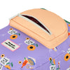 Sac à dos Sunflower Hello Hossy violet avec tournesols pour enfants de 2 à 5 ans