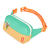 Sac banane Hello Hossy enfant modèle Gelato vert et orange avec broderie cornet de glace et ceinture orange "Fresh Banana"