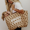 sac cabas XL Atelier Wagram Bonjour l'amour motif cœurs