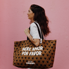 sac cabas XL Atelier Wagram More Amor Por Favor motif cœurs