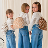 sac à cordons enfant motif cœurs caramel - Atelier Wagram