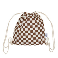  sac à cordons enfant motif damier - Atelier Wagram
