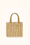 Sac Karan Pallavi Olive Apaches Collections - cabas matelassé à motif fleuri pour familles et enfants