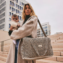  sac à langer 24/48h léopard effet lin Léo Beige Bebel