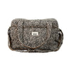 Sac à langer Bebel Middle léopard beige avec anses en tissu