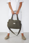 sac à langer Middle lin réglisse Bebel