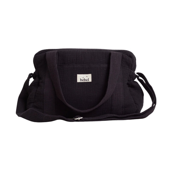 sac à langer Middle lin réglisse Bebel
