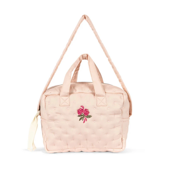 Sac à langer poupée cameo rose brodé - Konges Slojd