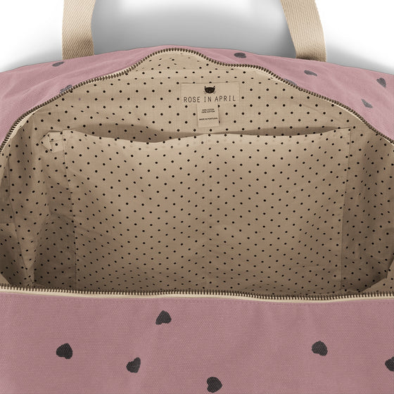 Sac à langer Raphael - Lilas - Rose in April