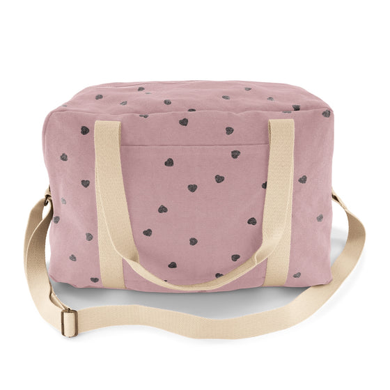 Sac à langer Raphael - Lilas - Rose in April