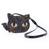 Sac à mains enfant chat noir grosses paillettes Great Pretenders