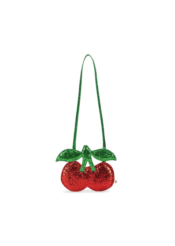 Sac porte-monnaie enfant cerise pailleté Konges Slojd – Ma Biche concept store