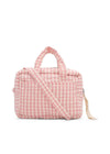 sac pour poupées powder pink check, konges slojd. 