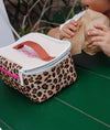Sac repas isotherme léopard Hello Hossy avec poignée et fermeture zippée