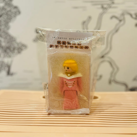 Savon artisanal Playmobil Mamie Rajeunit.