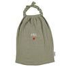 Serviette de cantine en gaze de coton olive - Atelier Wagram
