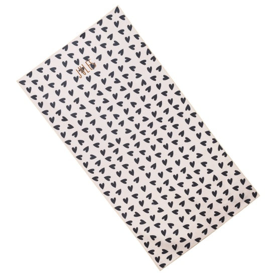serviette microfibres personnalisable Atelier Wagram perle