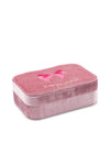 Coffret bijoux enfant Konges Slojd boîte rose ouverte avec bijoux fantaisie