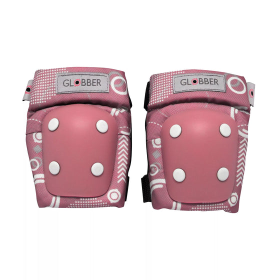 Set protections Globber rose pastel – Genouillères enfant