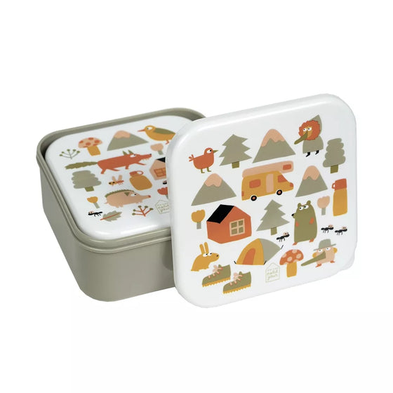 Set de boîtes à déjeuner empilables Petit Jour Paris – pique-nique enfant