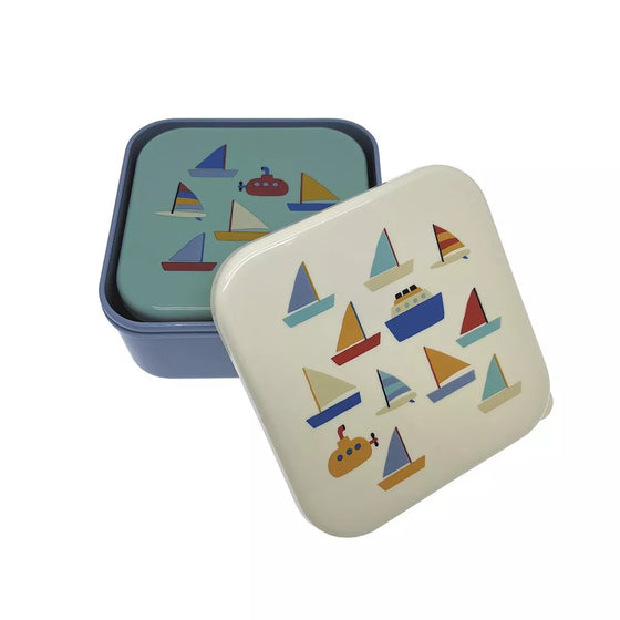 Set 3 boîtes goûter Les Bateaux Petit Jour Paris - concept store Ma Biche