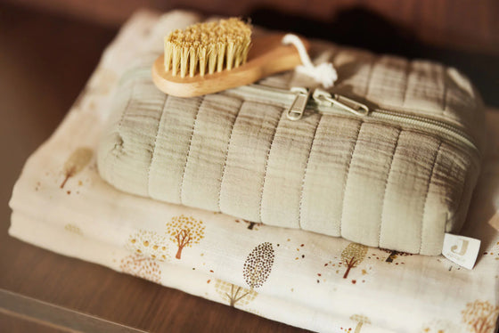 Lot de 3 langes en gaze de coton 70x70 cm Jollein motif Tiny Park – doux et pratiques pour bébé