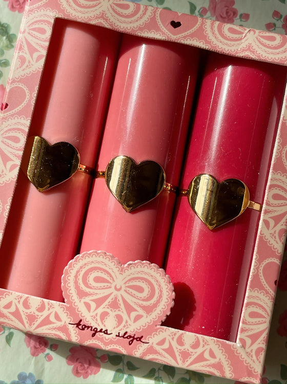 Set de 3 rouges à lèvres enfants Konges Slojd maquillage fantaisie