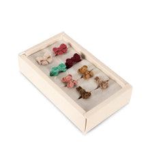  Set 8 bagues velours Bonnie Konges Slojd dans leur coffret