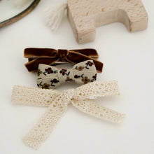  Set de barrettes Caramel Gentil Coquelicot.