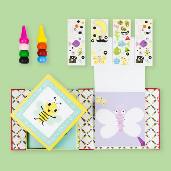 Set de crayons de coloriage animaux Tiger Tribe pour enfants dès 2 ans