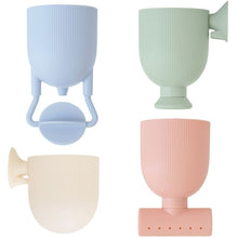  Set de jouets de bain en silicone Mushie 4 pièces pastel pour bébé