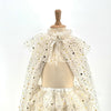 Set déguisement Loane ivoire enfant Labay – cape et tutu étoilés pour princesse ou fée