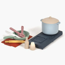  Set dînette en silicone pour enfant – jouet imitation cuisine Minikane.