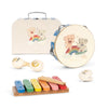 Set valise tte 4 instruments musique éléphant Konges Slojd.