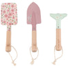 Set de 3 outils de jardinage pour enfant Little Dutch – pelle, bêche et râteau à fleurs