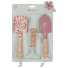  Set de 3 outils de jardinage pour enfant Little Dutch – pelle, bêche et râteau à fleurs